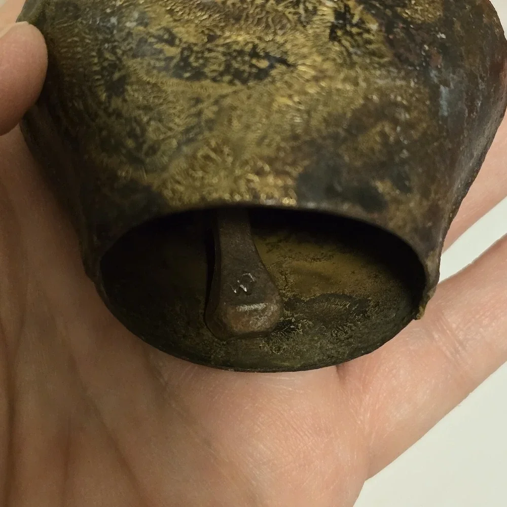 Antique Russian Bell‎ Sound Cow Animals Brass Shepherd 1900s 2.75
